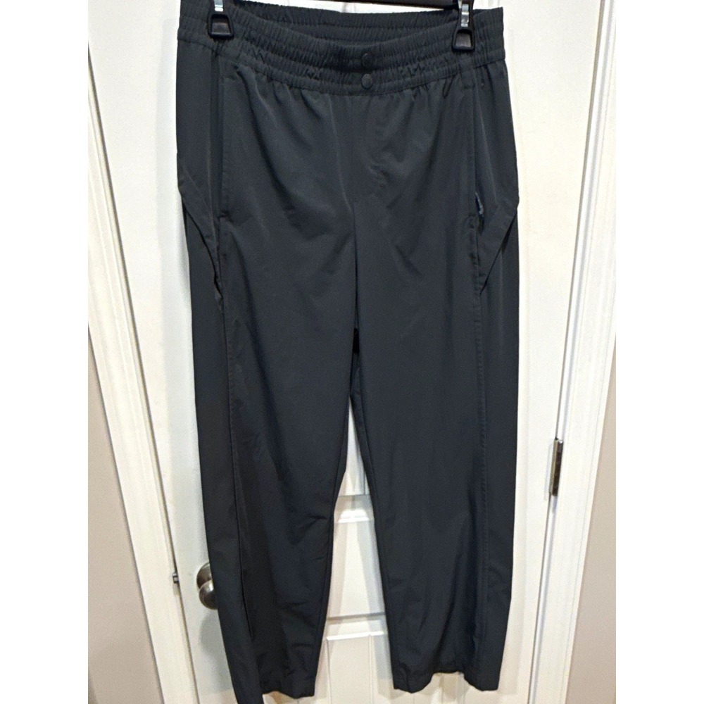 Avalanche Women's Gray Track Pants Pull On Elastic Waist Pockets Stretch S